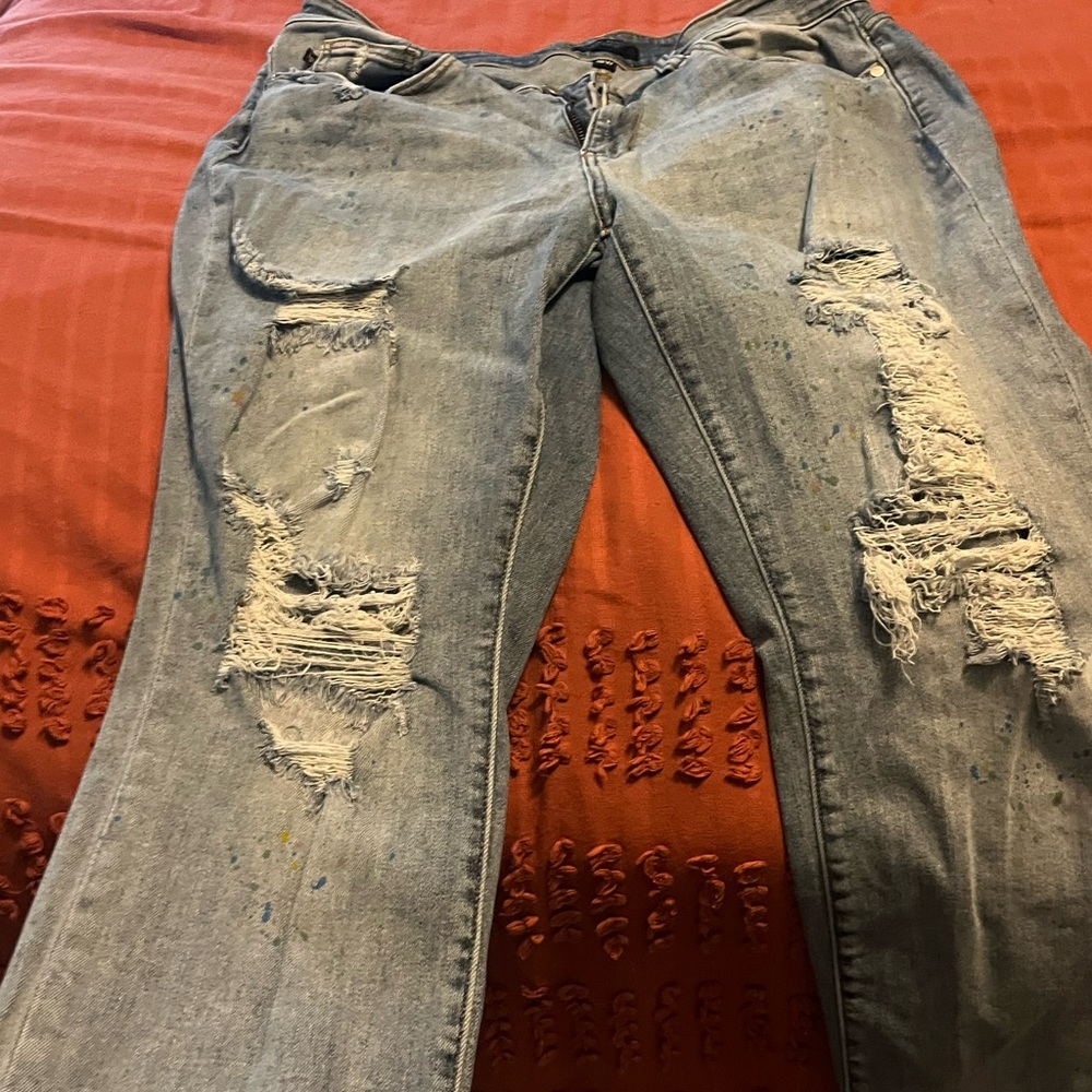 Judy Blue Paint Splatter Jean